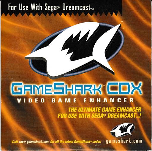 GameShark CDX Front Cover - Sega Dreamcast Pre-Played