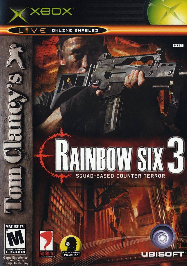 Tom Clancy's Rainbow Six 3 Front Cover - Xbox Pre-Played