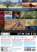 Zelda Breath of the Wild Back Cover - Nintendo WiiU Pre-Played