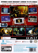 ZombiU Back Cover - Nintendo WiiU Pre-Played