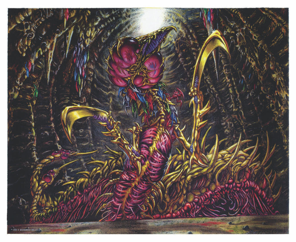 スリヴァーの女王 アートプリント Ron Spencer MTG Sliver Queen - Ron Spencer Art Print 12x10 – Game On Games
