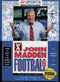  John Madden Football '93 Complete In Box  - Sega Genesis Pre-Played