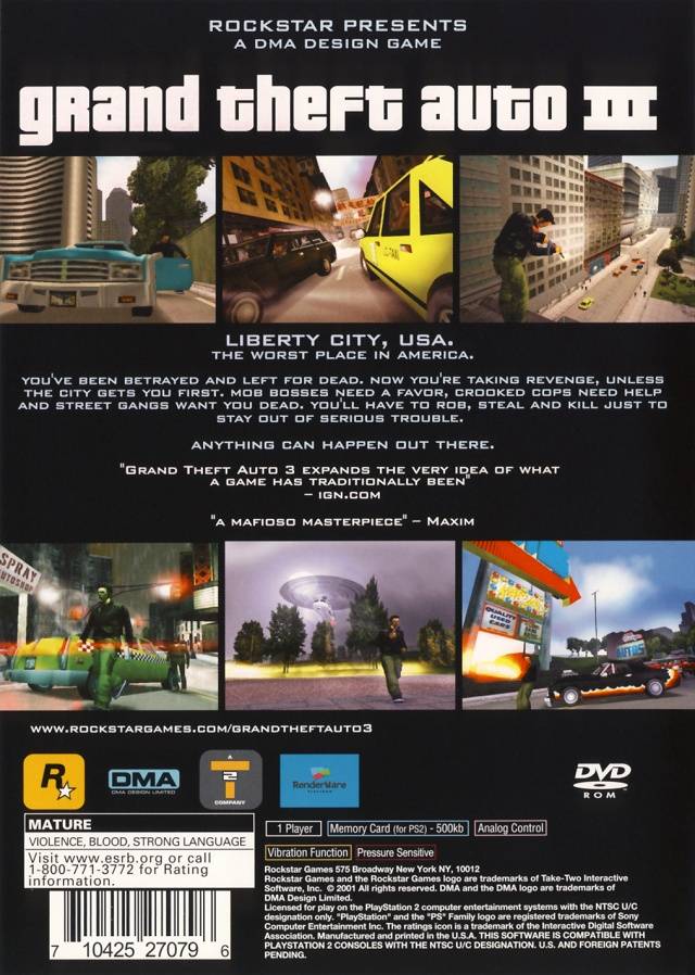 Grand Theft Auto III, GTA3