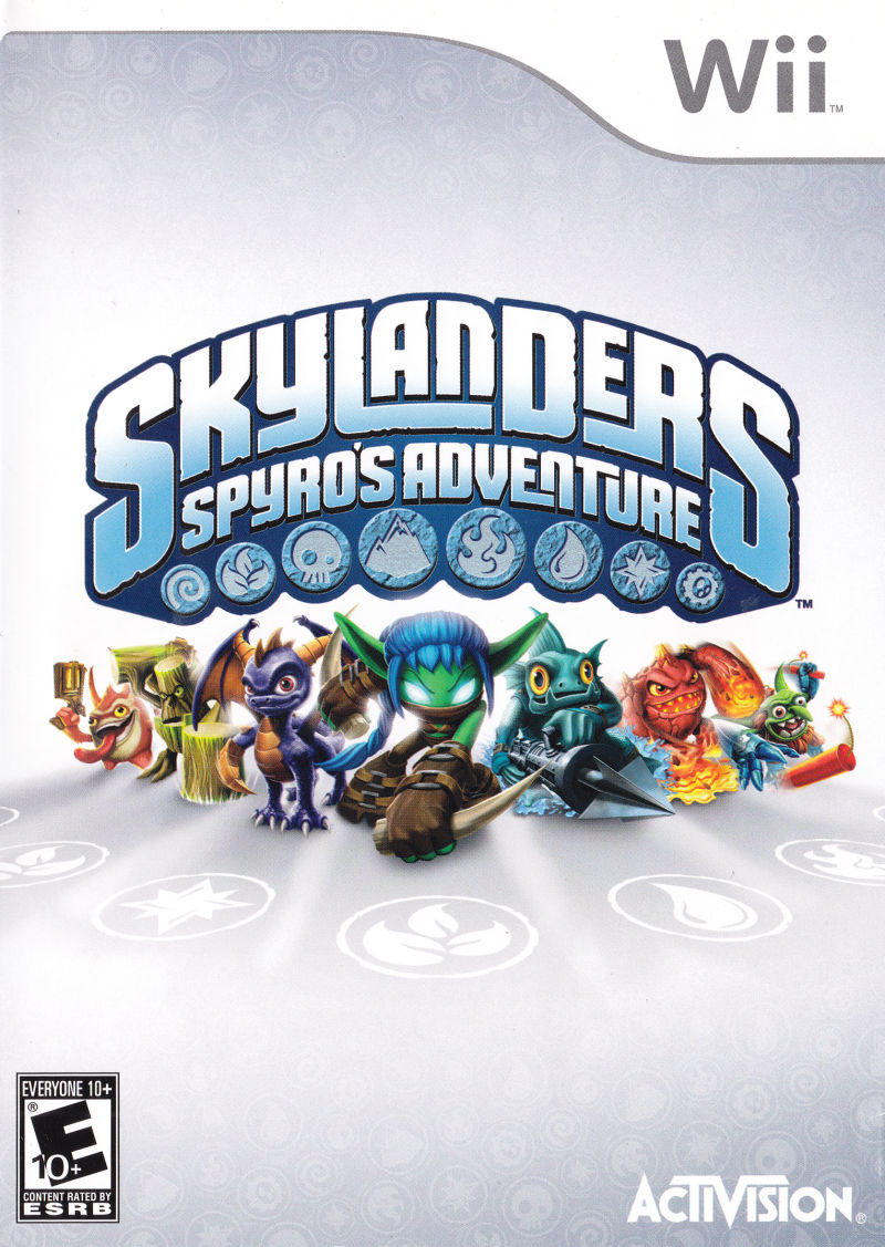 Skylanders Spyro's Adventure Front Cover Game Only - Nintendo Wii Pre-Played