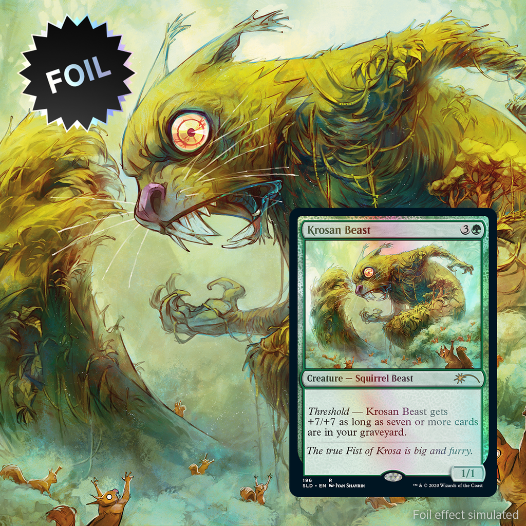 Magic the Gathering Secret Lair We Hope You Like Squirrels Foil Editio – Game On Games