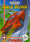 Hard Drivin' Front Cover - Sega Genesis Pre-Played