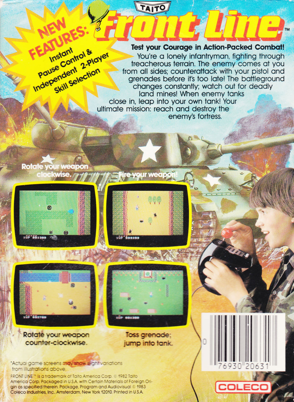 Front Line - ColecoVision Pre-Played – Game On Games