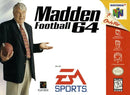 Madden 64 Front Cover - Nintendo 64 Pre-Played