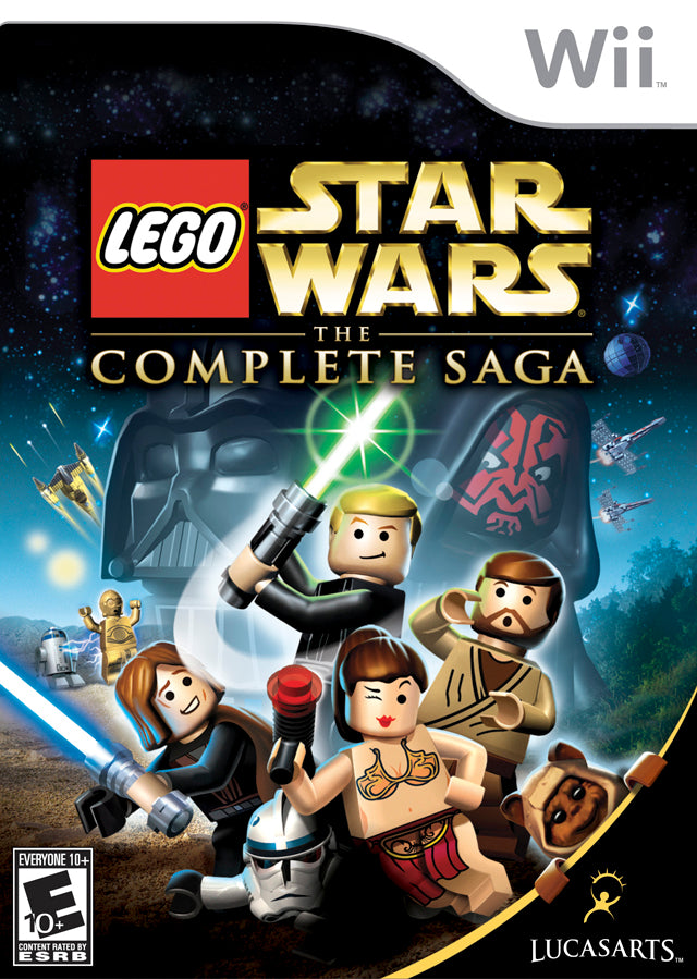 Lego Star Wars The Complete Saga Front Cover - Nintendo Wii Pre-Played