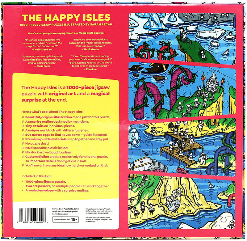 The Happy Isles - 1000-Piece Jigsaw Puzzle