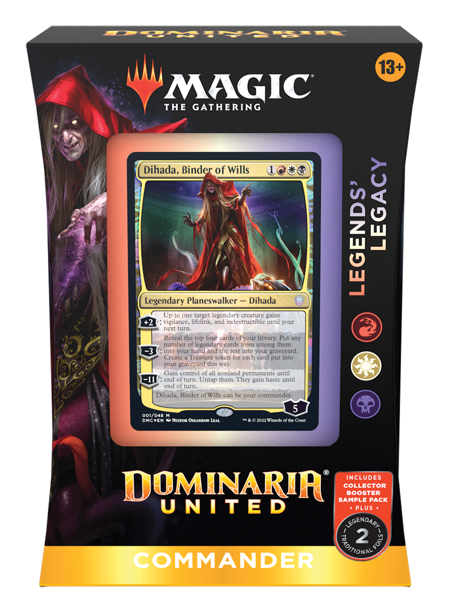 Dominaria United Commander Deck: Legends Legacy - Magic the Gathering Game On Games Dominaria United Commander Deck: Legends Legacy - Magic the Gathering Game On Games