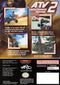 ATV Quad Power Racing 2 Nintendo Gamecube Back Cover