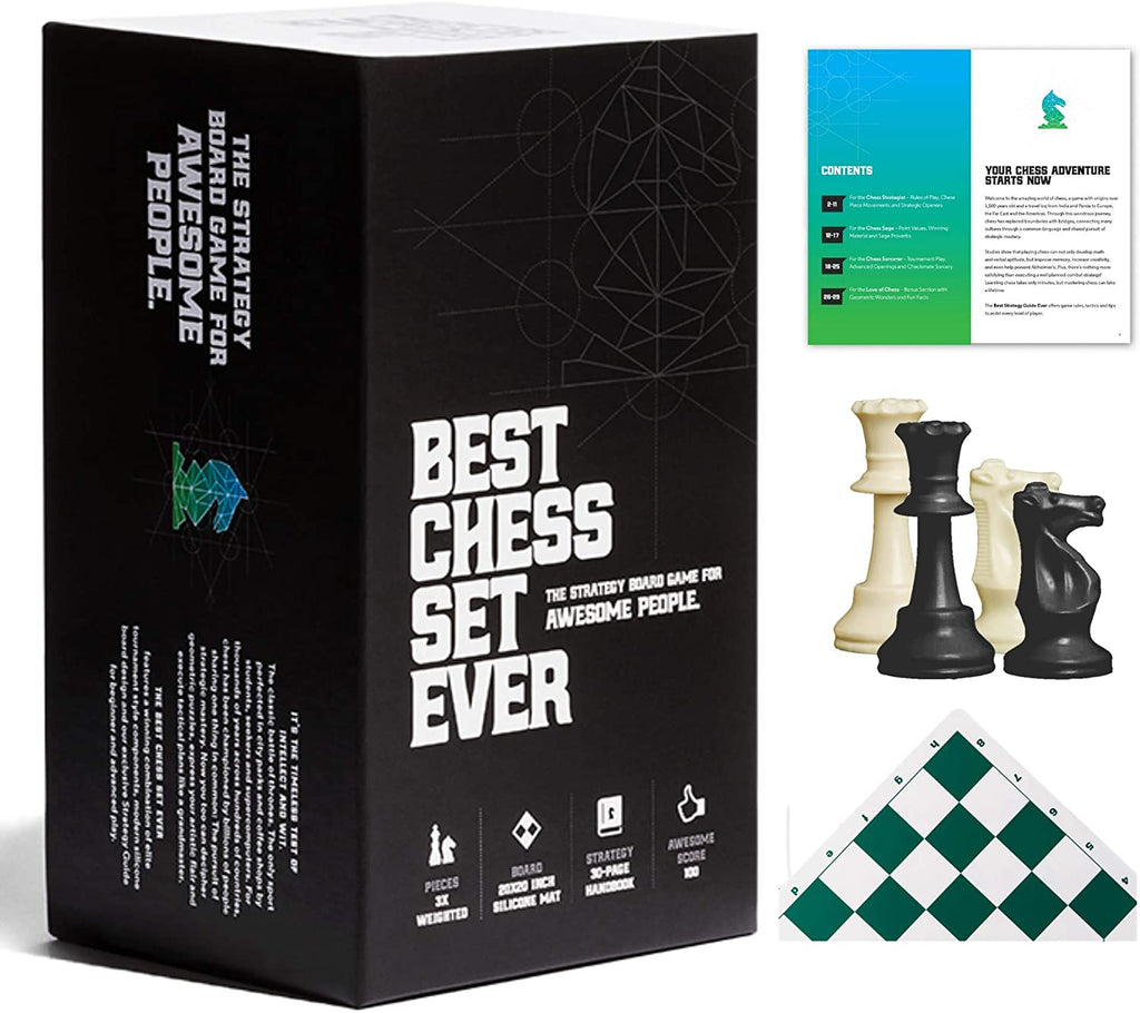 The Grandmaster Chess Set and Board Combination
