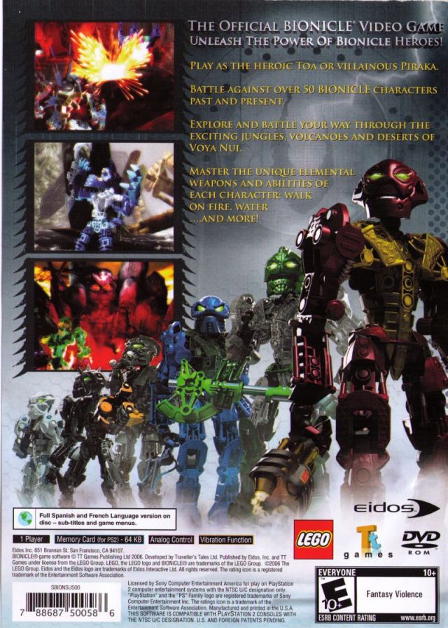  Bionicle: The Game - PlayStation 2 : Video Games