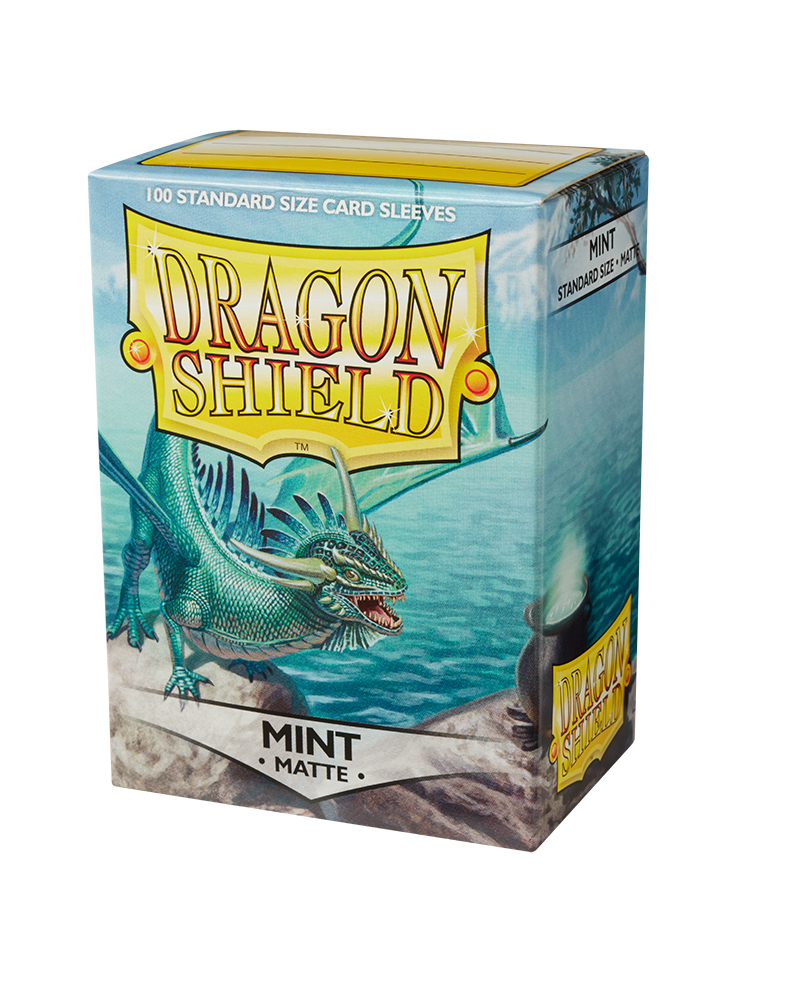 Dragon Shields (100) Matte Mint Card Sleeves
