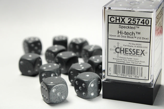 Chessex Speckled 16mm D6 Hi-Tech (12)