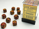 Chessex Mercury 12mm D6 Dice Block (36)