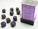 Chessex Cobalt 12mm D6 Dice Block (36)