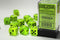 Chessex Vortex 16mm D6 Bright Green/Black (12)