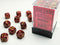 Chessex Vortex 12mm D6 Burgundy/Gold (36)