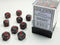 Chessex Velvet 12mm D6 Black/Red (36)