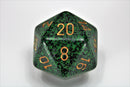 Chessex Speckled 34mm d20 Dice - Golden Recon