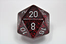 Chessex Speckled 34mm d20 Dice - Silver Volcano