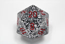 Chessex Speckled 34mm d20 Dice - Granite