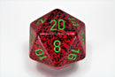 Chessex Speckled 34mm d20 Dice - Strawberry