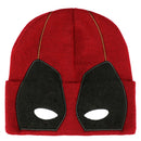 Marvel Deadpool Big Face Beanie With LED Eyes