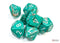 Chessex Dice Menagerie 10 Poly Marble Oxi Copper/White (7)