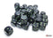 Chessex Opaque Poly 12mm D6 Black/Green (36)