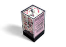 Chessex Gemini 16mm D6 Black-White/Pink (12)