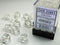 Chessex Translucent 12mm D6 Clear/White (36)