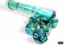 Lab Dice 9 - Lustrous Neptune/Grey Polyhedral 7-Die Set