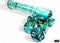 Lab Dice 9 - Lustrous Neptune/Grey Polyhedral 7-Die Set