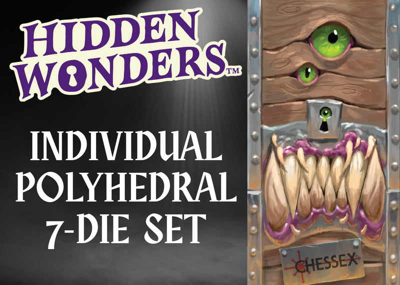 Hidden Wonders Polyhedral 7-Die Set