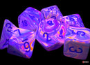 Chessex Festive Mega-Hedral 7 Die Set - Pop Art/Blue