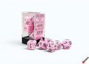 Chessex Speckled Polyhedral 7-Die Set - Pink