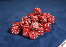 Chessex Speckled 12mm D6 Lava Stone (36)
