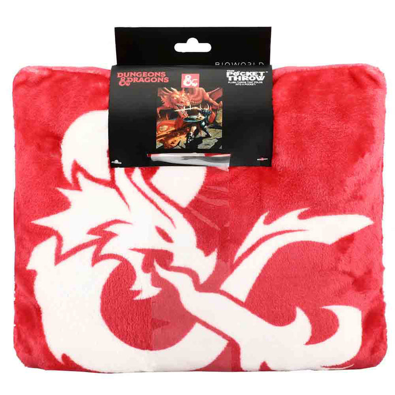 Dungeons & Dragons Pillow Pocket Fleece Throw Blanket