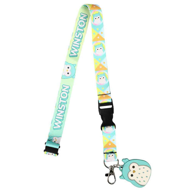 Squishmallows Winston the Owl Lanyard