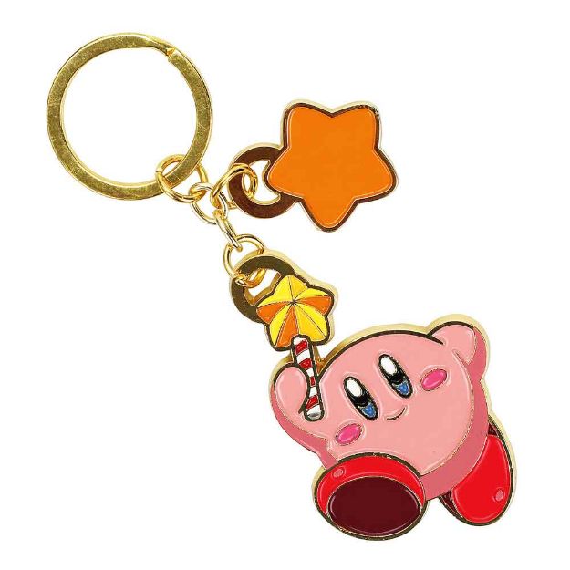 Kirby & The Warp Star Keychain