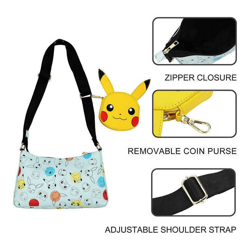 Pokemon Pikachu Crossbody & Coin Purse