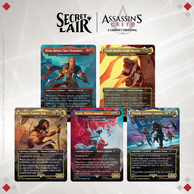 Magic the Gathering Secret Lair Drop: Secret Lair x Assassin's Creed Lethal Legends Non Foil