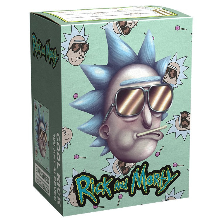 Dragon Shield (100) Brushed Art -  Rick & Morty: Cool Rick