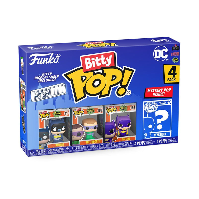 DC Bitty Pop! Batman - Batman 1966 4-Pack