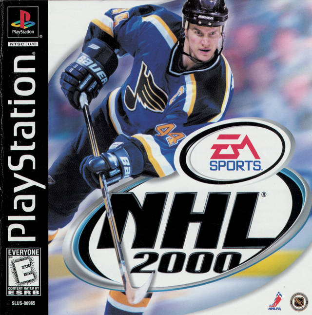 NHL 2000 Front Cover - Playstation 1 Pre-Played