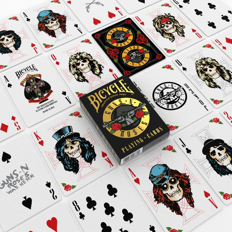Guns N' Roses Bicycle Playing Cards