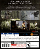 The Last Guardian Back Cover - Playstation 4 Pre-Played